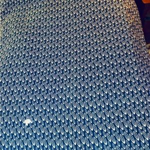 Vintage Pepsi Picnic/Beach Blanket - rolls up & ties for easy transporting